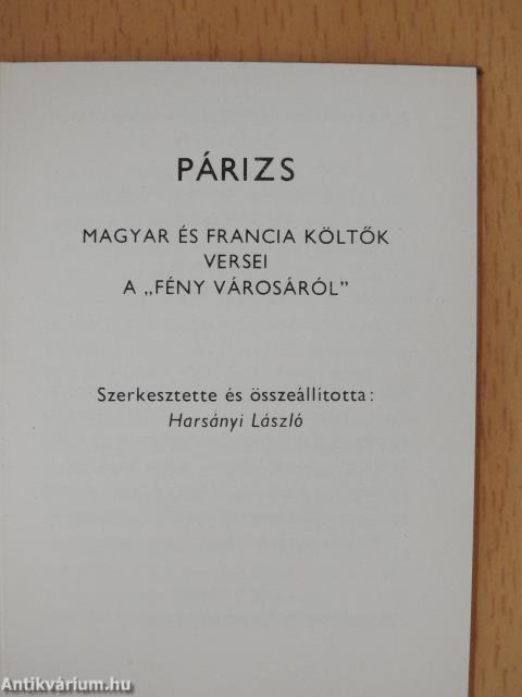 Párizs (minikönyv)