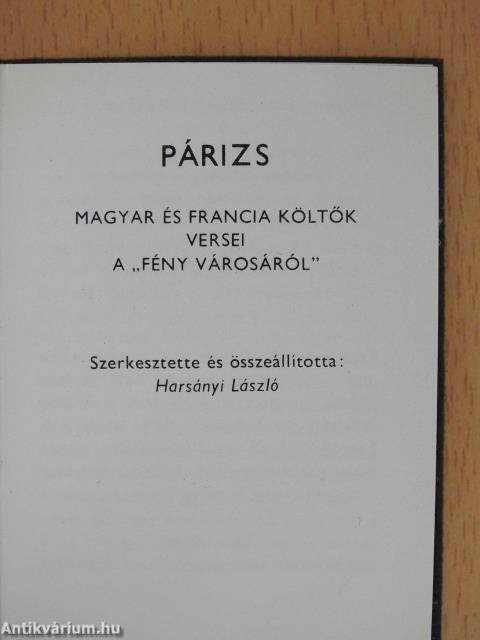 Párizs (minikönyv)