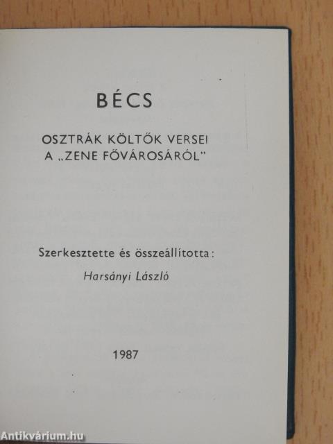 Bécs (minikönyv)