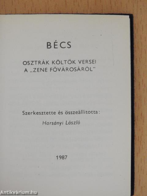 Bécs (minikönyv)
