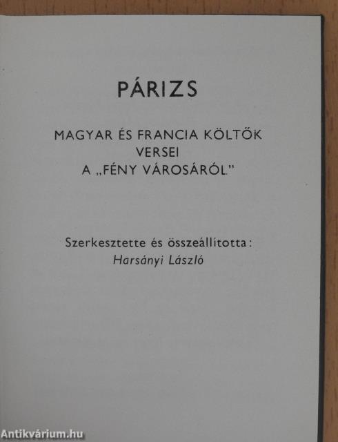 Párizs (minikönyv)