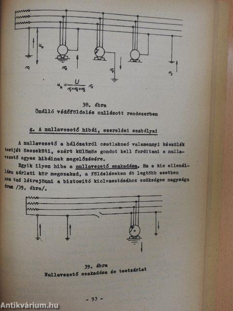 Érintésvédelem 1000 V-nál kisebb feszültségű berendezésekben