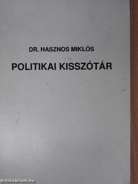 Politikai kisszótár