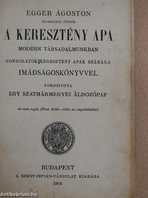 A keresztény apa modern társadalmunkban