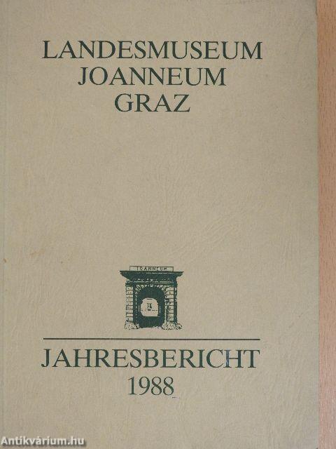 Landesmuseum Joanneum Graz Jahresbericht 1988