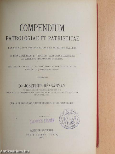 Compendium patrologiae et patristicae