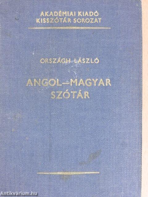 Angol-magyar szótár