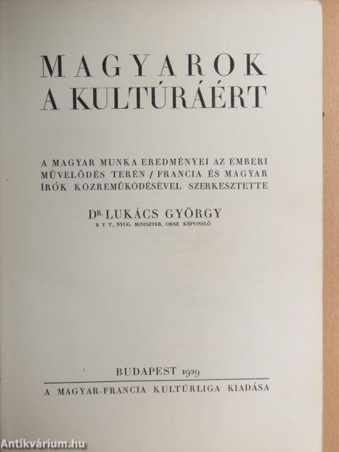 Magyarok a kultúráért