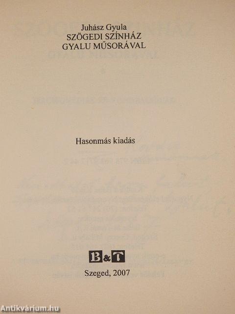 Szögedi színház Gyalu műsorával