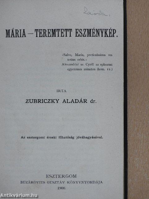 Mária - teremtett eszménykép