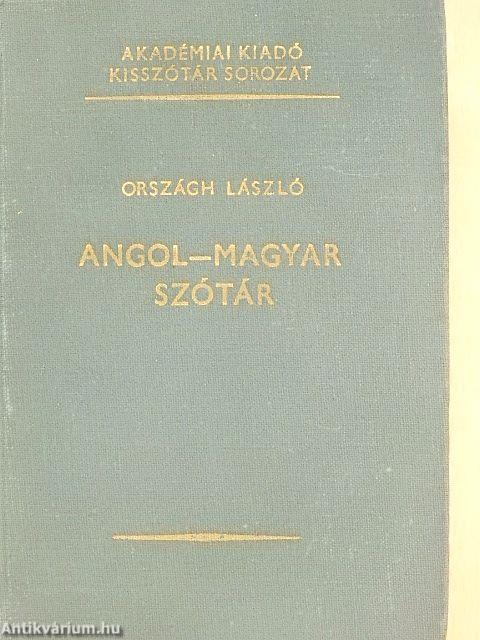 Angol-magyar szótár