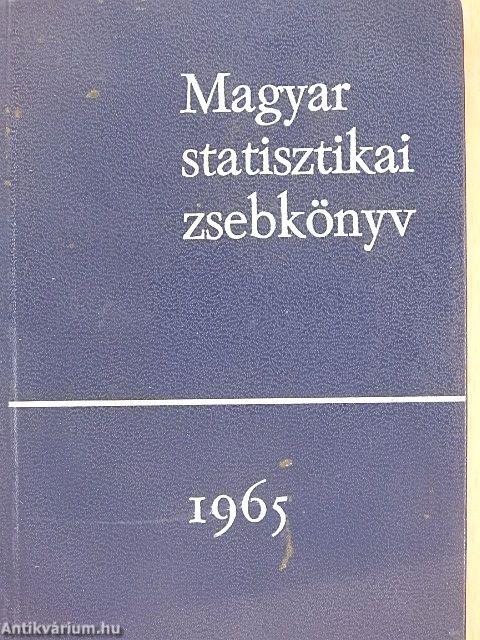 Magyar statisztikai zsebkönyv 1965.