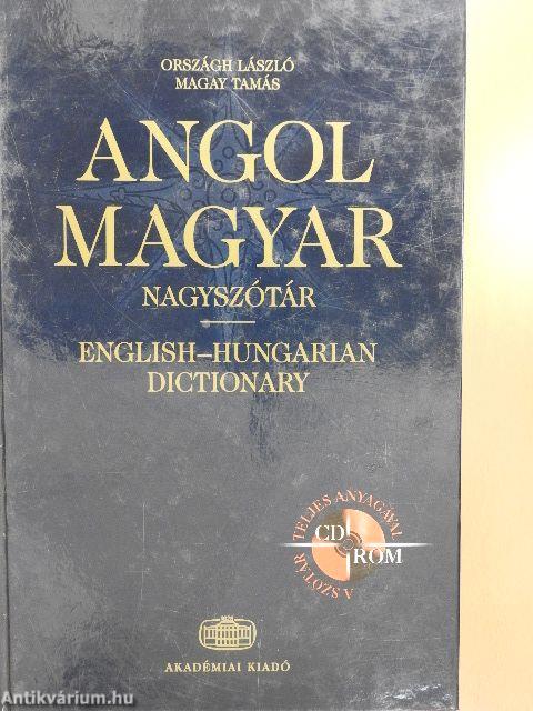 Angol-magyar nagyszótár - CD-vel