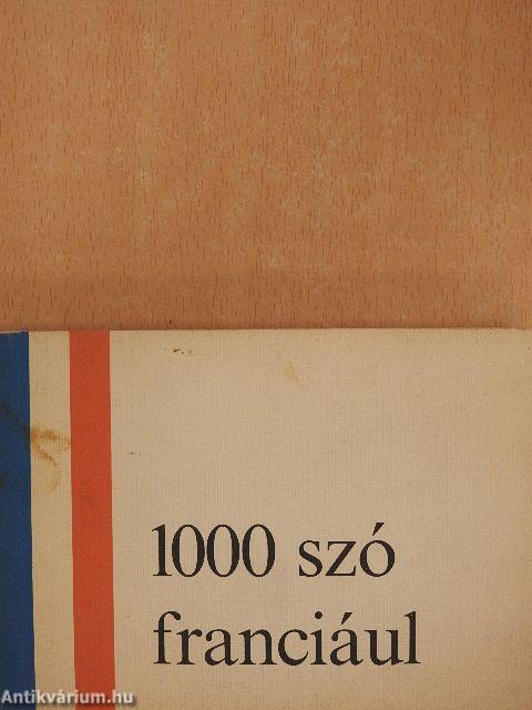 1000 szó franciául 