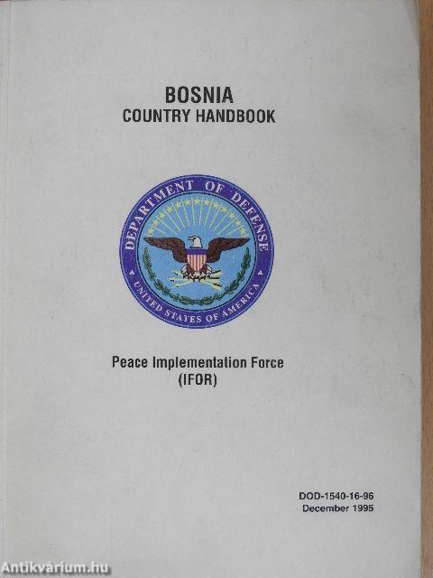 Bosnia Country Handbook