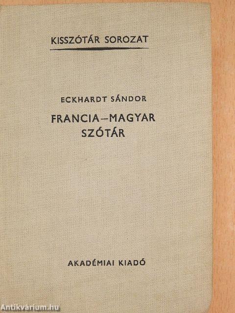 Francia-magyar szótár