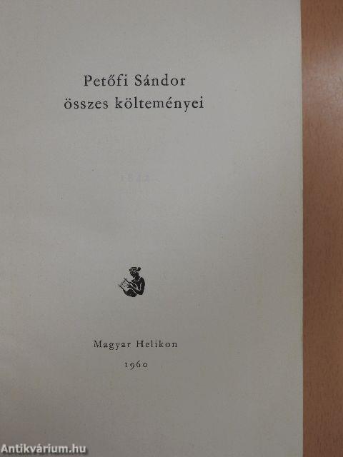 Petőfi Sándor összes költeményei