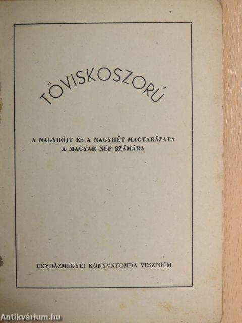 Töviskoszorú