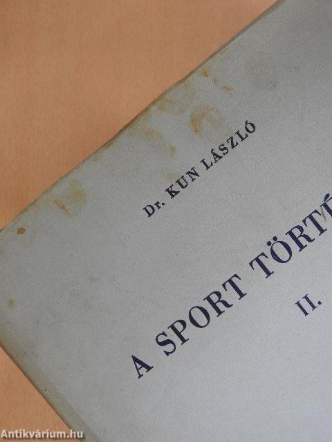 A sport története II.