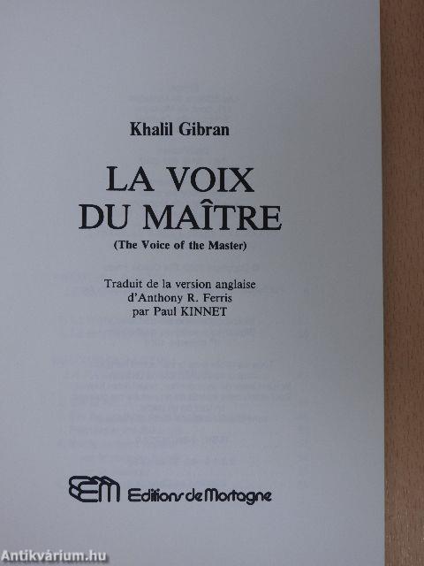 La Voix du Maitre