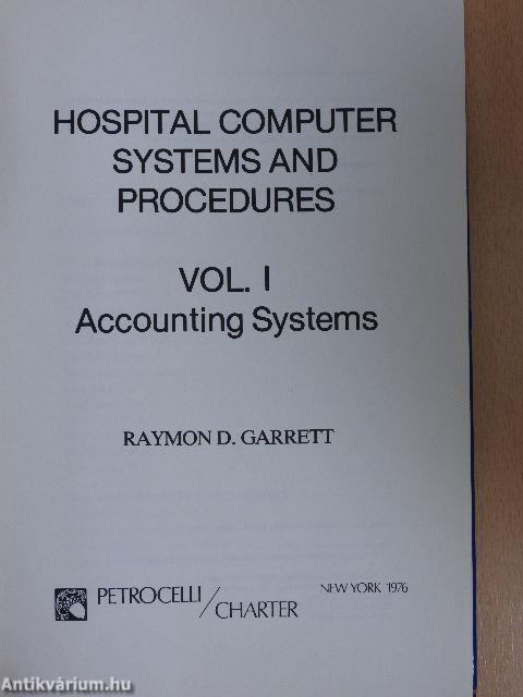 Hospital Computer Systems and Procedures I.