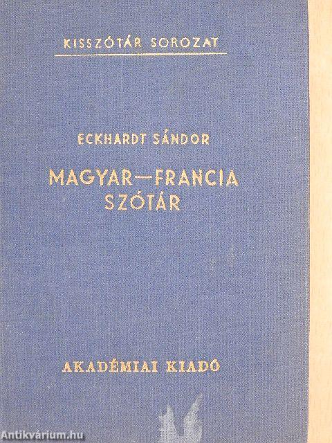 Magyar-francia szótár