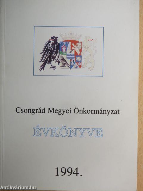 Csongrád Megyei Önkormányzat Évkönyve 1994.