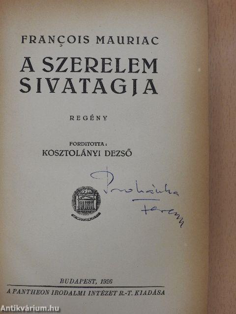 A szerelem sivatagja