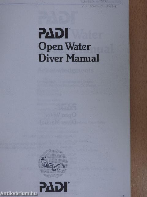 PADI Open Water Diver Manual