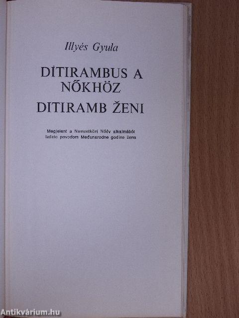 Ditirambus a nőkhöz