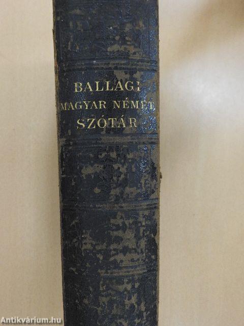 Uj teljes magyar és német szótár (gótbetűs)