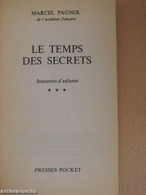 Le Temps des Secrets