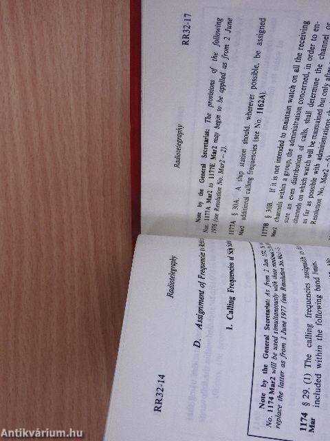 Radio Regulations 1-2