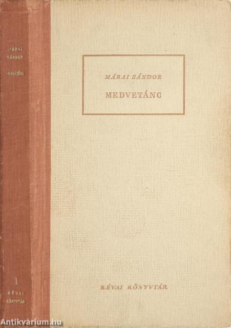 Medvetánc (dedikált példány)