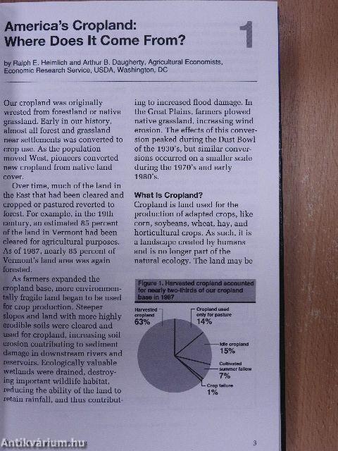 Agriculture and the Environment