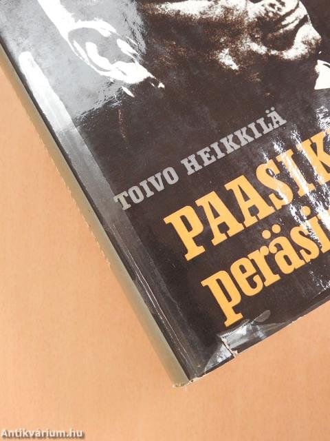 Paasikivi peräsimessä (dedikált példány)