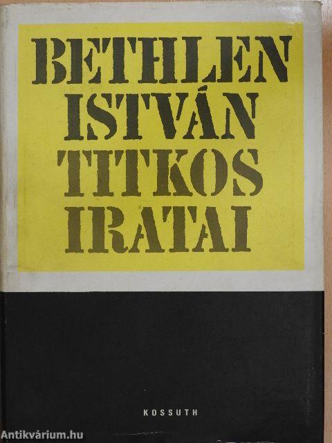 Bethlen István titkos iratai