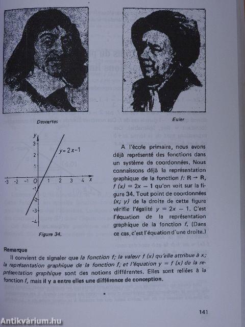 Mathématiques I.