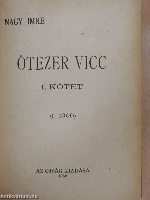 Ötezer vicc I. (töredék)