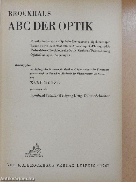 ABC der Optik