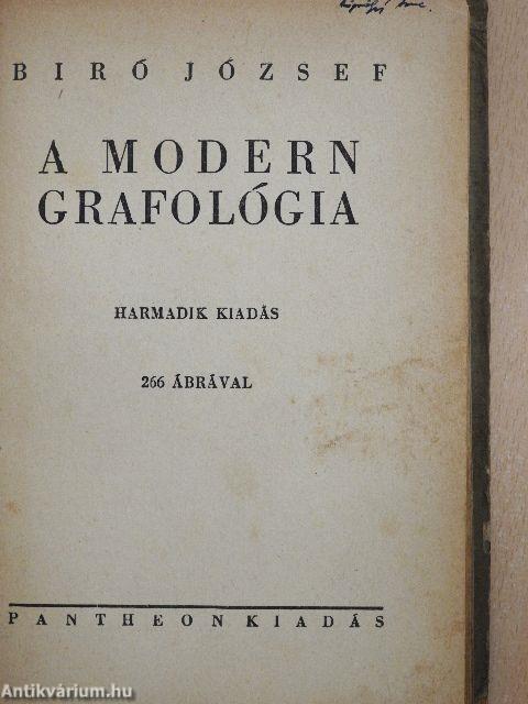 A modern grafológia