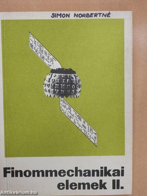 Finommechanikai elemek II.