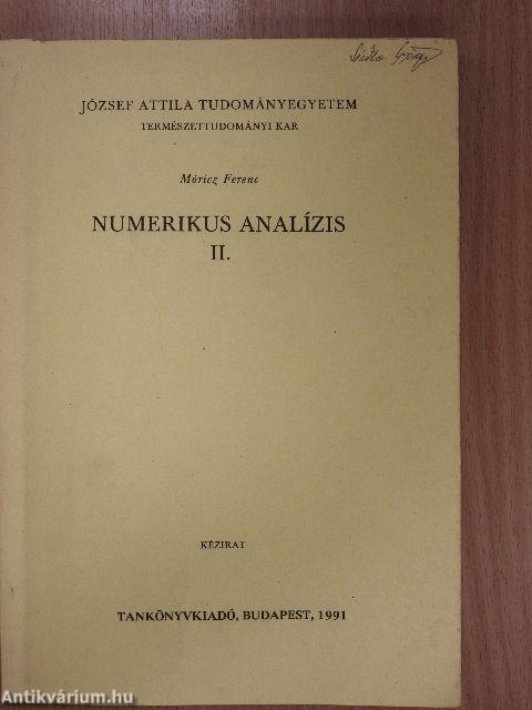 Numerikus analízis II.