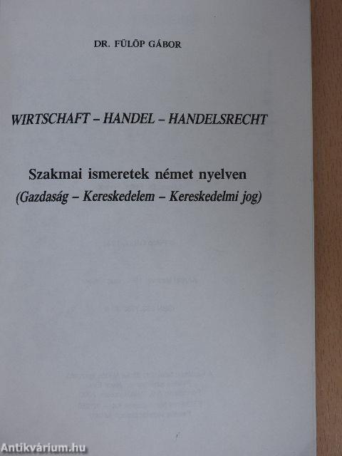 Wirtschaft-Handel-Handelsrecht