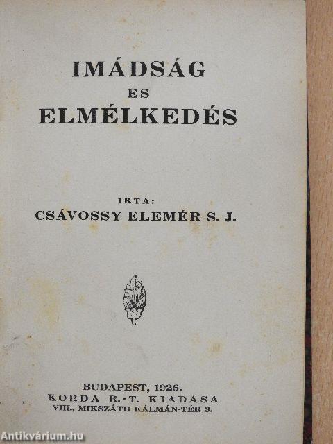 Imádság és elmélkedés