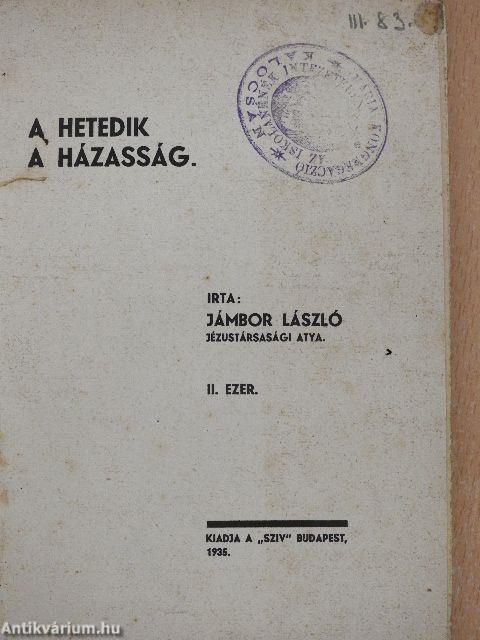 A hetedik a házasság