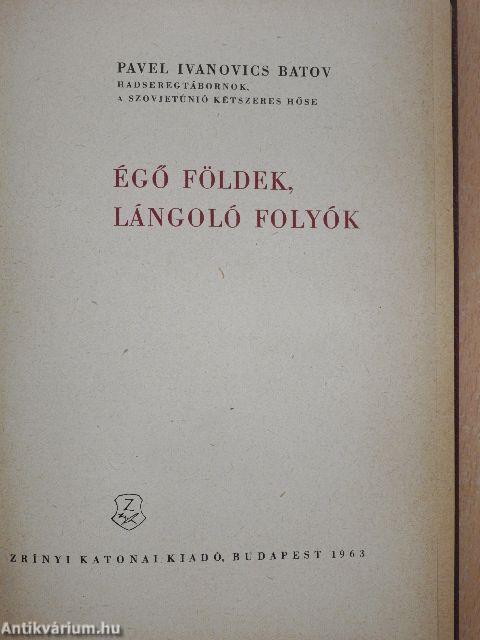 Égő földek, lángoló folyók