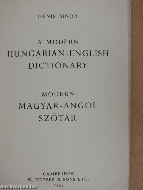 Modern Magyar-Angol Szótár