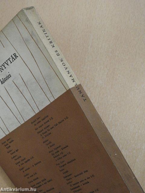 Tanulmányok és kritikák