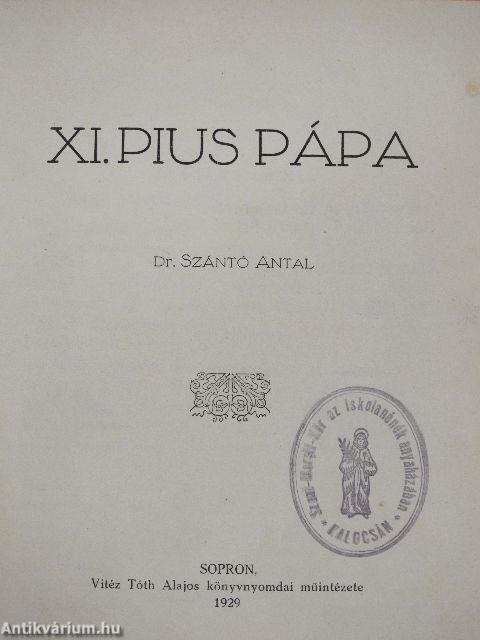 XI. Pius pápa